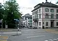Gleiche Stelle 2009. Rechts das Haus «Zum Kronentor»