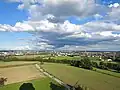 Augsburg von Westen vom Bismarckturm aus