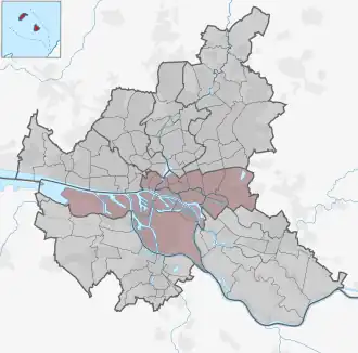 Lage in Hamburg