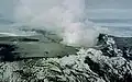 Aschenfelder am Krater des Nevado del Ruiz (1985)