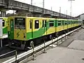 Die ursprüngliche Baureihe 1010 der Ina-Linie, Einheit 11 im Depot Maruyama (März 2007)