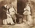 Fischerfrauen in Newhaven