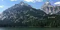 Nez Perce Peak (links) und Grand Teton (rechts)