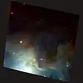 Hubble-Aufnahme des nordwestlichen Teils
