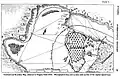 Karte der internationalen Grenze durch die Horseshoe Falls der Boundary Commission von 1819
