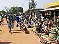 Händler am Straßenrand in Niamtougou (24. Dezember 2006)