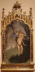 Versuchung des hl. Benedikt in der Einöde von Subiaco, ca. 1415–1420, Museo Poldi Pezzoli, Mailand