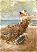 Femeie pe malul mării (1881).