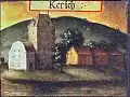 Abbildung von Niederkirch auf dem Trierer Gerichtsbild von 1589