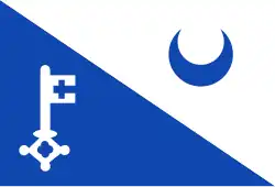 Flagge des Ortes Nieuwvliet