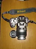Nikon D40 in silber