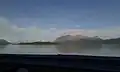Blick über den Grøtsund auf die Insel Nipøya