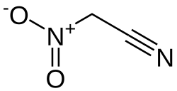 Strukturformel von Nitroacetonitril