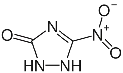 Strukturformel von Nitrotriazolon