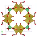 Mit Blickrichtung parallel zur c-Achse