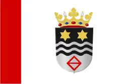 Flagge der Gemeinde Noord-Beveland