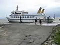 Schiffsanleger auf Nordstrandischmoor