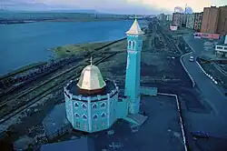 Die Nurd-Kamal in Norilsk ist die am nördlichsten gelegene Moschee der Welt.[22]