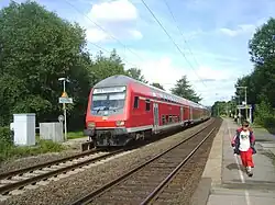 Haltepunkt Nothberg: RE 9 nach Aachen an Gleis 2 bis 2009