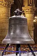Der Bourdon Marie (gis0) für Notre Dame in Paris (Guss&nbsp;2012)