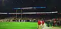 Eine der beiden großen Videowände im Stadion (2015)