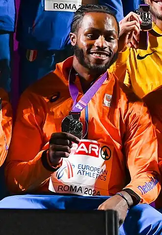 Nsikak Ekpo bei den Europameisterschaften 2024 in Rom