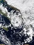 Abstoß des Fronten, 18.&nbsp;Nov. (NASA, MODIS Aqua)