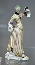 Colombine, Franz Anton Bustelli, ca. 1765, Victoria and Albert Museum, London