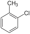 Struktur von o-Chlortoluol