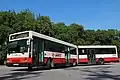 Mercedes-Benz O&nbsp;405&nbsp;G mit Aufbau von Hispano-Carrocera-Aufbau für Linksverkehr