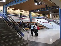 Innenansicht Aula (Altbau) vor umfassender Renovierung