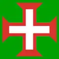 Alternative Nationalflagge unter Manuel I. und inoffizielle Flagge in der Zeit der Restauration 1640