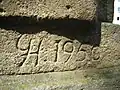 Signatur von Georg Hörnschemeyer am Schäferbrunnen