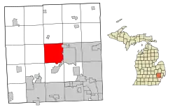 Lage im Oakland County