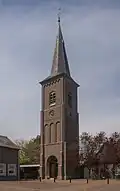 Obbicht, freistehender Kirchturm (Sint-Willibrorduskapel)