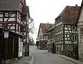 Fachwerkhäuser beim Alten Schulhaus