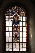 Ornament mit Antlitz Jesu, Querschiff