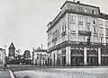 Obere Bahnhofstrasse und Kratzturm, 1870