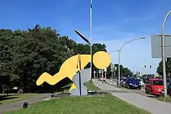 Head through belly, 1987–1989, Kaisergarten, Oberhausen