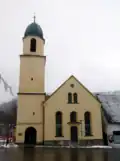 Frühere evangelische Pfarrkirche, heute Stadt­bibliothek