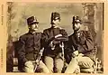 Oberleutnant Adam Brandner 1884 (ganz rechts sitzend) in Hermannstadt