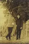Adam Brandner 1910 mit Wilhelm Brandner