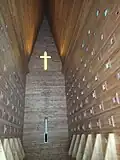 Kapelle Oberthürheim von Christoph Mäckler, Innenansicht