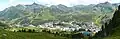 Panorama von Obertauern von Südwesten, Seekarspitze links
