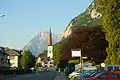 Kirche und Zentrum von Oberurnen