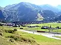 Dorfansicht vom Gommer Höhenweg aus