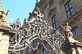 Schmiedearbeiten am Oeggtor im Norden der Residenz