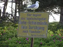 Hinweis auf Naturschutzgebiet