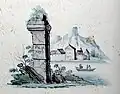 Ofenkachel von Peter Gnehm, 1792