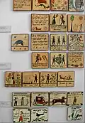 Ofenwandplättchen aus Württemberg. Landesmuseum Württemberg, Außenstelle Museum für Volkskultur Waldenbuch.